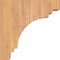 Ekena Millwork Pescadero Smooth Corbel, Western Red Cedar, 5 1/2"W x 12"D x 12"H COR06X12X12PEC00SWR - alternate 4